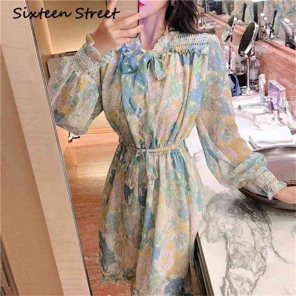 spring silk floral printed dress female elastic waist lantern sleeve button boho designer dresses woman clothing green 210603, Black;gray
spring silk floral printed dress female elastic waist lantern sleeve button boho designer dresses woman clothing green 210603, Black;gray