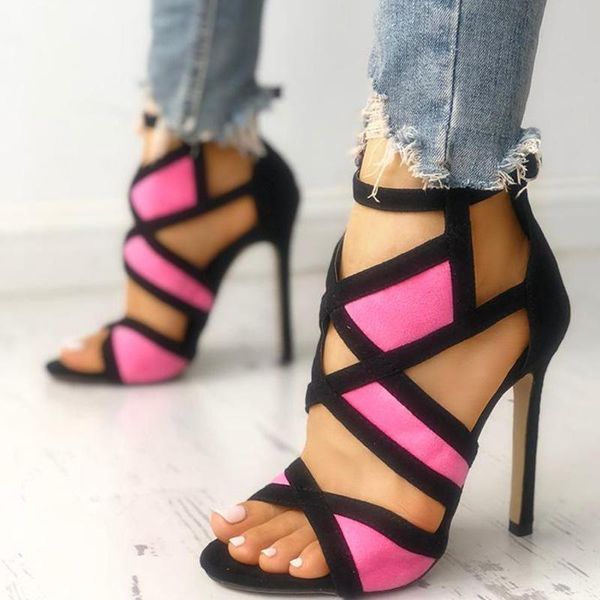 sandals 2021 fashion women pumps fish mouth high heels cross-tied shoes back zipper female footwear big size 43, Black
sandals 2021 fashion women pumps fish mouth high heels cross-tied shoes back zipper female footwear big size 43, Black