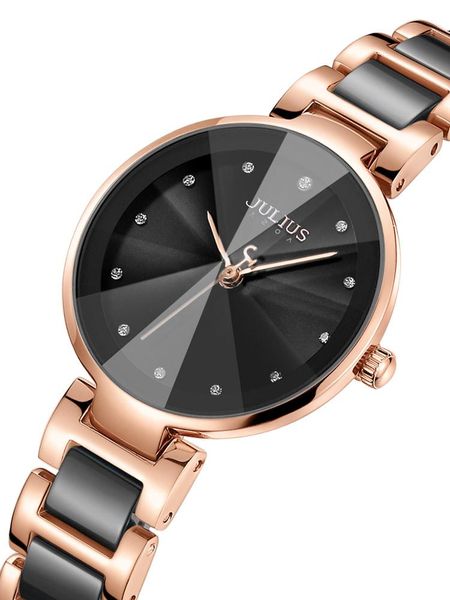 julius women's quartz watch metal bracelet fashion japan diamond ladies wrist ceramic rhinestones clock box wristwatches, Slivery;brown
julius women's quartz watch metal bracelet fashion japan diamond ladies wrist ceramic rhinestones clock box wristwatches, Slivery;brown