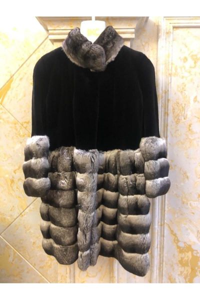 women's fur & faux arlene sain imported purple blue mink velvet chinchilla black coat
women's fur & faux arlene sain imported purple blue mink velvet chinchilla black coat