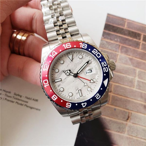 new style mens watch automatic 5833 jewel movement g/m/t ii ceramic bezel dial 316 staiinless lls, Slivery;brown
new style mens watch automatic 5833 jewel movement g/m/t ii ceramic bezel dial 316 staiinless lls, Slivery;brown