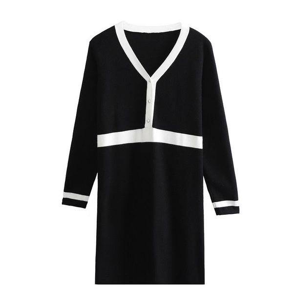 casual dresses korean style office slim v-neck full sleeve patchwork plus size xl-4xl women 2021 spring autumn selling lady, Black;gray
casual dresses korean style office slim v-neck full sleeve patchwork plus size xl-4xl women 2021 spring autumn selling lady, Black;gray