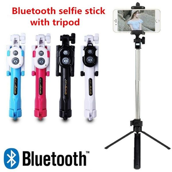 selfie monopods portable bluetooth shutter handheld stick tripod monopod remote control stand holder for smartphones
selfie monopods portable bluetooth shutter handheld stick tripod monopod remote control stand holder for smartphones