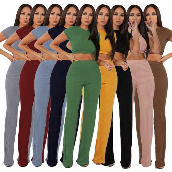 women's two piece pants 2021 fashion leisure suit high elastic cotton wide leg two-piece sets knitted tracksuit ribbed short sleev, White
women's two piece pants 2021 fashion leisure suit high elastic cotton wide leg two-piece sets knitted tracksuit ribbed short sleev, White