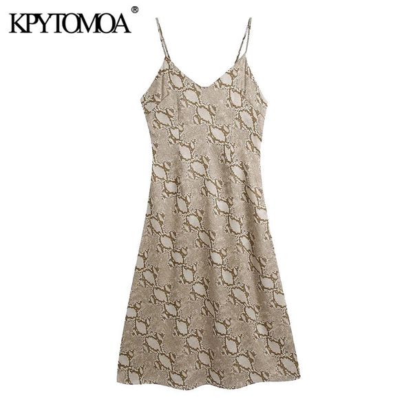women chic fashion snake print midi dress vintage backless thin straps female dresses vestidos mujer 210416, Black;gray
women chic fashion snake print midi dress vintage backless thin straps female dresses vestidos mujer 210416, Black;gray