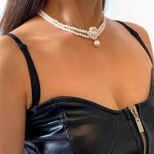 chokers shixin elegant layered flower pearl choker necklace for women white beads fashion jewelry lady pendant collar2021, Golden;silver
chokers shixin elegant layered flower pearl choker necklace for women white beads fashion jewelry lady pendant collar2021, Golden;silver