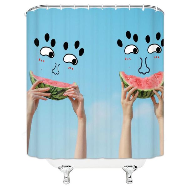 shower curtains personality funny fruit watermelon beach printed curtain waterproof bath bathroom 12 pcs hooks
shower curtains personality funny fruit watermelon beach printed curtain waterproof bath bathroom 12 pcs hooks