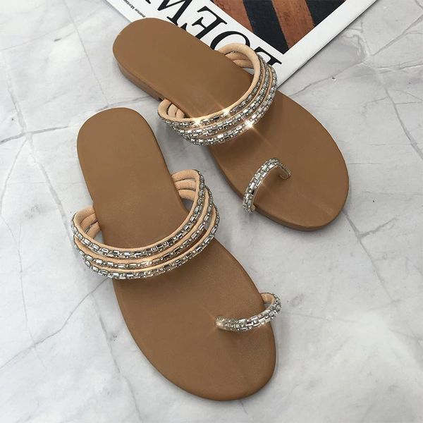 slippers 2021 women flip flops crystal summer female fashion leisure slides ladies outside comfort open toe flat plus size, Black
slippers 2021 women flip flops crystal summer female fashion leisure slides ladies outside comfort open toe flat plus size, Black
