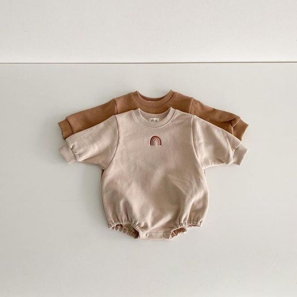 rompers milancel 2021 baby clothes rainbow embroidery bodysuit o neck boys one piece long sleeve onesie, Blue
rompers milancel 2021 baby clothes rainbow embroidery bodysuit o neck boys one piece long sleeve onesie, Blue
