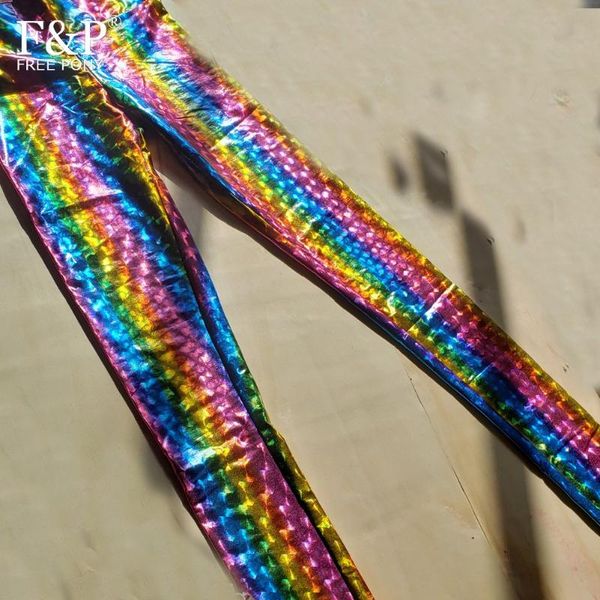 women's leggings holographic rainbow 3d hoop dance clothes rave high waist burning man festival bottom sport gym pants carnival costume, Black
women's leggings holographic rainbow 3d hoop dance clothes rave high waist burning man festival bottom sport gym pants carnival costume, Black