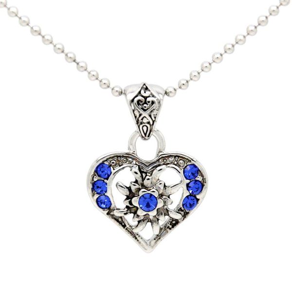 fashion blue rhinestone heart pendant necklace honey edelweiss tibet statement jewelry fn0061-11 necklaces, Silver
fashion blue rhinestone heart pendant necklace honey edelweiss tibet statement jewelry fn0061-11 necklaces, Silver