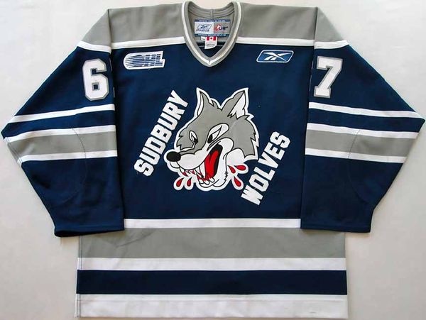 customized ohl sudbury wolves hockey jersey 2004-05 vintage chl 67 benoit pouliot 5 mike wilson 19 trevor blanchard jerseys any name number, Black;red
customized ohl sudbury wolves hockey jersey 2004-05 vintage chl 67 benoit pouliot 5 mike wilson 19 trevor blanchard jerseys any name number, Black;red