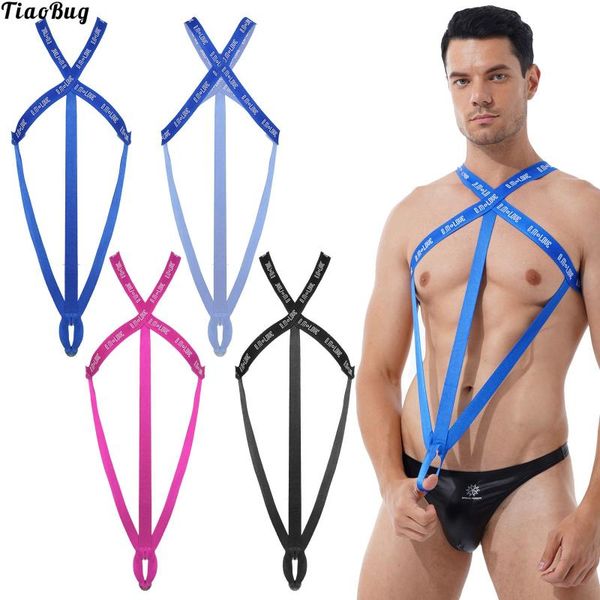 men's swimwear tiaobug men hollow out elastic one-piece swimming bodysuit fashion letter print leotard nightclub stage performance cost
men's swimwear tiaobug men hollow out elastic one-piece swimming bodysuit fashion letter print leotard nightclub stage performance cost