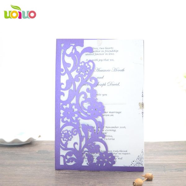 greeting cards 50set inc201 purple delicate carved romantic wedding party invitation card envelope dinner decora
greeting cards 50set inc201 purple delicate carved romantic wedding party invitation card envelope dinner decora