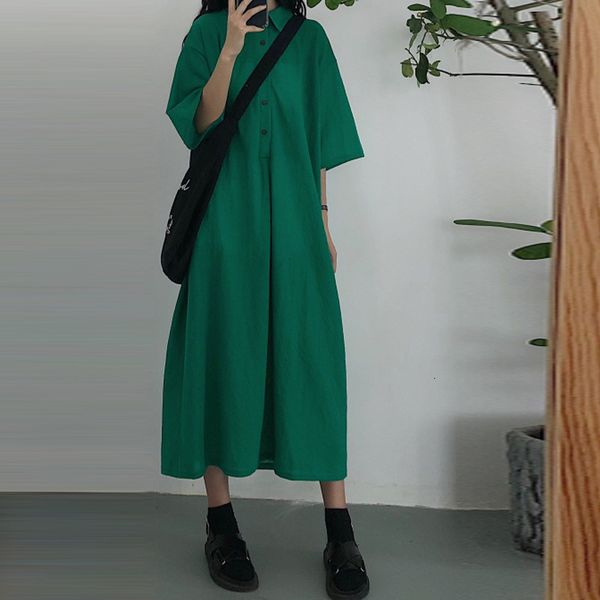 2021 fashion casual solid sleeve short maxi elegant style dress in spring q488, Black;gray
2021 fashion casual solid sleeve short maxi elegant style dress in spring q488, Black;gray