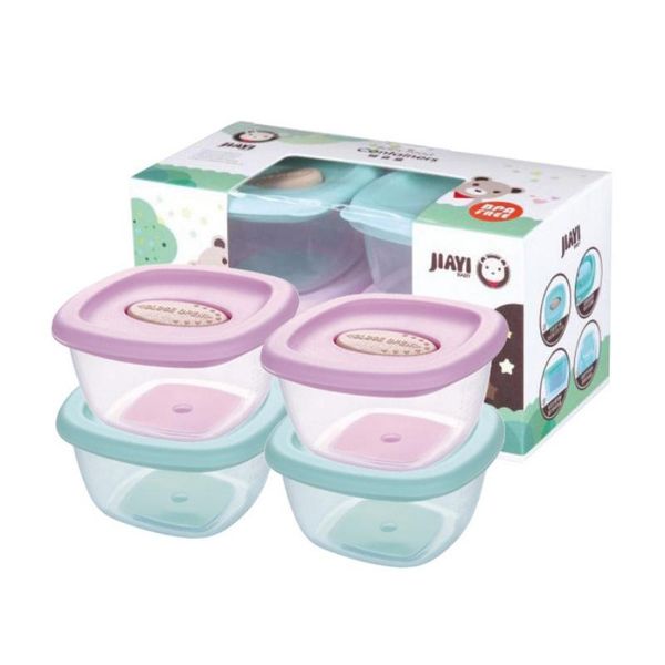 storage bottles & jars 4pcs airtight container sets transparent food box refrigerator sealed fruit containers
storage bottles & jars 4pcs airtight container sets transparent food box refrigerator sealed fruit containers
