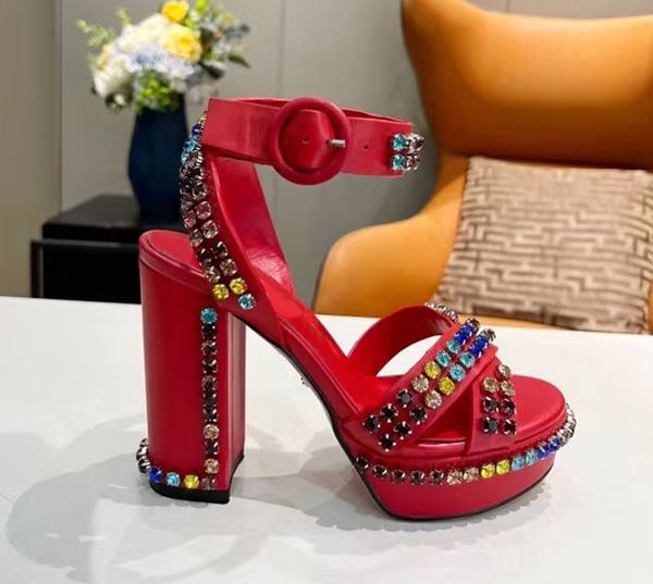 women's sandals high heels 12cm fashion cross color bandage round buckle diamond shoes summer luxury display party wedding shoes delive, Black
women's sandals high heels 12cm fashion cross color bandage round buckle diamond shoes summer luxury display party wedding shoes delive, Black