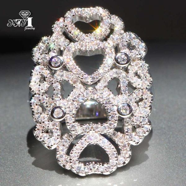 wedding rings yayi jewelry princess cut 7.8 ct white zircon silver color engagement heart girls party ring gifts 906, Slivery;golden
wedding rings yayi jewelry princess cut 7.8 ct white zircon silver color engagement heart girls party ring gifts 906, Slivery;golden