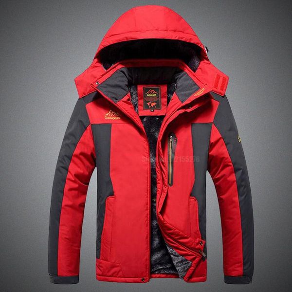 men's down & parkas oversized couple mountaineering clothing winter outdoor windbreaker plus velvet thick warm jacket cotton padded coa, Black
men's down & parkas oversized couple mountaineering clothing winter outdoor windbreaker plus velvet thick warm jacket cotton padded coa, Black