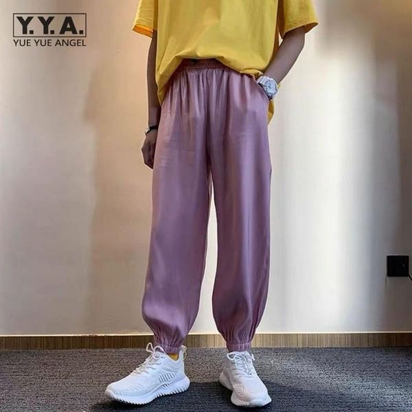 summer mens ice silk pants loose fit lace up ankle-length sweatpants male autumn casual wide legged joggers bloomers men's, Black
summer mens ice silk pants loose fit lace up ankle-length sweatpants male autumn casual wide legged joggers bloomers men's, Black