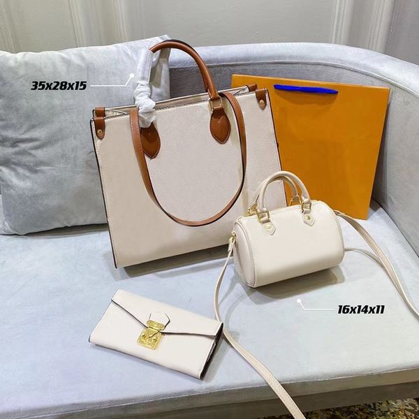 3 pieces luxurys designers women totes handbags cross body shoulder bags combination famous classic flower brown capacity portable day backp
3 pieces luxurys designers women totes handbags cross body shoulder bags combination famous classic flower brown capacity portable day backp