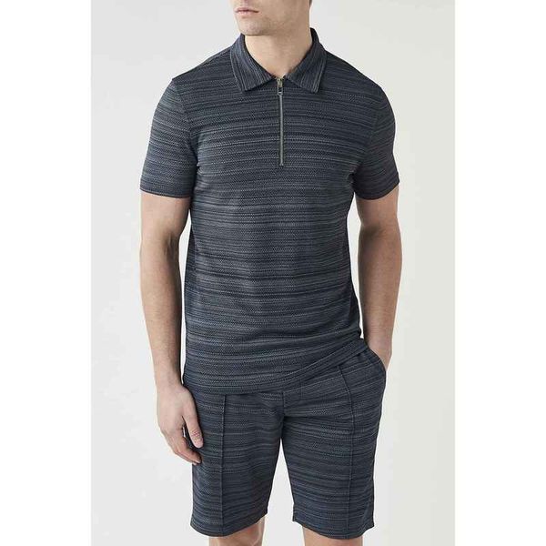 black and blue comfortable design men's zipper polo t shirt, comfortable, breathable, fashionable and cool daily business trip work pa, White;black
black and blue comfortable design men's zipper polo t shirt, comfortable, breathable, fashionable and cool daily business trip work pa, White;black