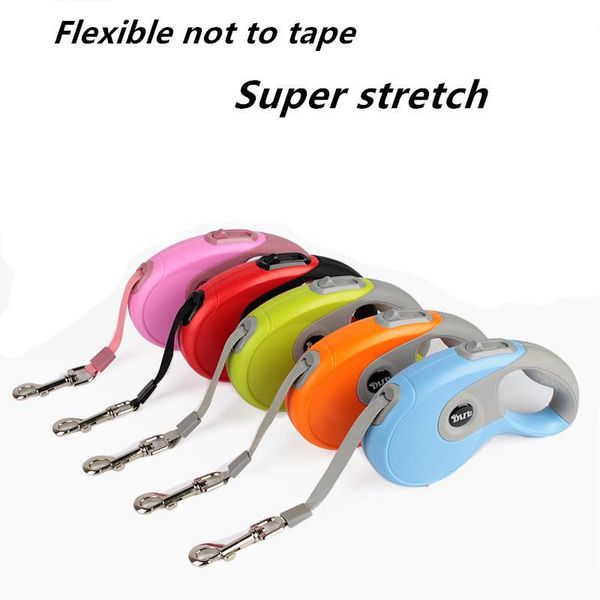 pet dog snap hook leash long smooth nylon automatic traction rope walker accessories with 5 colors collars & leashes
pet dog snap hook leash long smooth nylon automatic traction rope walker accessories with 5 colors collars & leashes