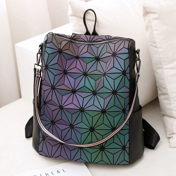 backpack women's bag 2021 summer geometric large capacity japanese magic color, Black;red
backpack women's bag 2021 summer geometric large capacity japanese magic color, Black;red