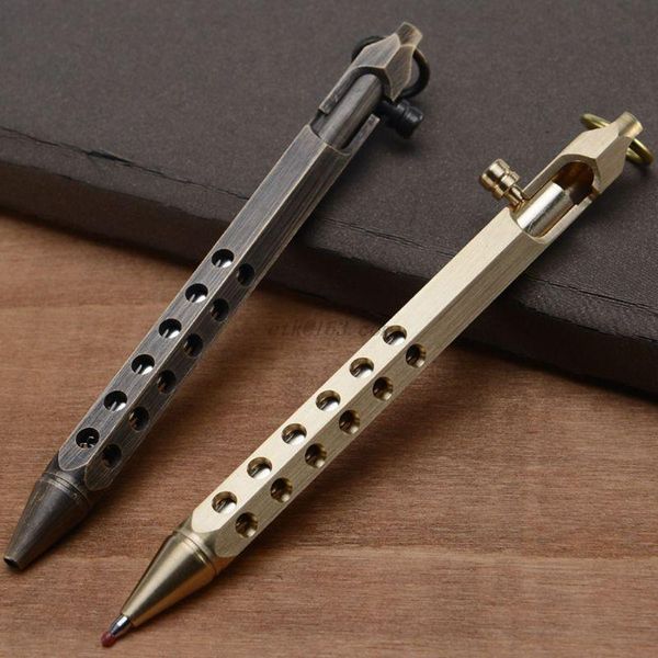 gel pens solid brass ink pen retro hexagonal bolt action writing tool school office stationery supplies
gel pens solid brass ink pen retro hexagonal bolt action writing tool school office stationery supplies