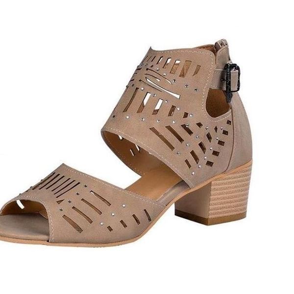 dress shoes summer women gladiator sandals 2021 designer peep toe hollow out square high heels platform ankle buckle party ladies, Black
dress shoes summer women gladiator sandals 2021 designer peep toe hollow out square high heels platform ankle buckle party ladies, Black