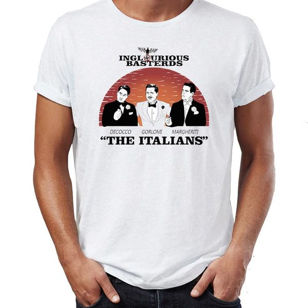men's t-shirts t shirt inglorious bastards the italians awesome artwork printed tee, White;black
men's t-shirts t shirt inglorious bastards the italians awesome artwork printed tee, White;black