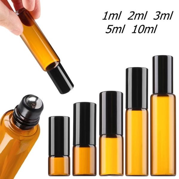 storage bottles & jars 1ml 2ml 3ml 5ml 10ml mini essential oil bottle perfume roller ball amber refillable glass vials cosmetic containers
storage bottles & jars 1ml 2ml 3ml 5ml 10ml mini essential oil bottle perfume roller ball amber refillable glass vials cosmetic containers