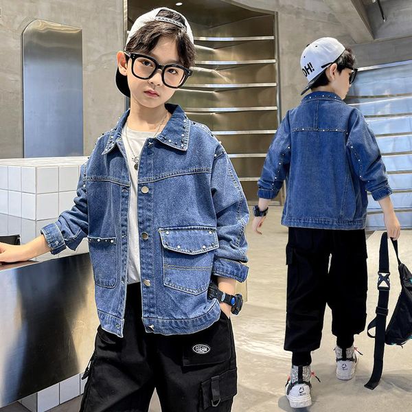 jackets kids denim jacket 2021 boys jean coat clothes fashion casual cardigan children's outdoor cowboy clothing toddler jeans, Blue;gray
jackets kids denim jacket 2021 boys jean coat clothes fashion casual cardigan children's outdoor cowboy clothing toddler jeans, Blue;gray