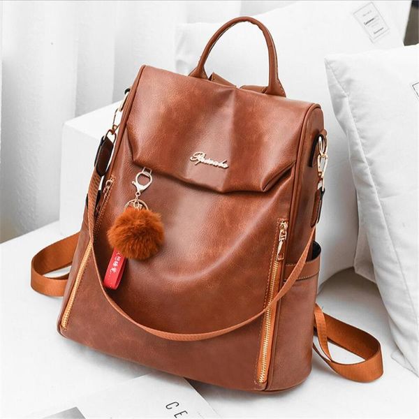 mtong fashion large capacity college school girl travel bags classic pu leather backpack vintage female luxury shoulder style
mtong fashion large capacity college school girl travel bags classic pu leather backpack vintage female luxury shoulder style