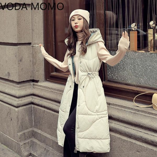 Women's Down & Parkas Korean Fashion Black Vest for Women Winter Sleeveless Coats and Jackets Hooded Coat Padded Long plus size XXL1 QL56
Women's Down & Parkas Korean Fashion Black Vest for Women Winter Sleeveless Coats and Jackets Hooded Coat Padded Long plus size XXL1 QL56
