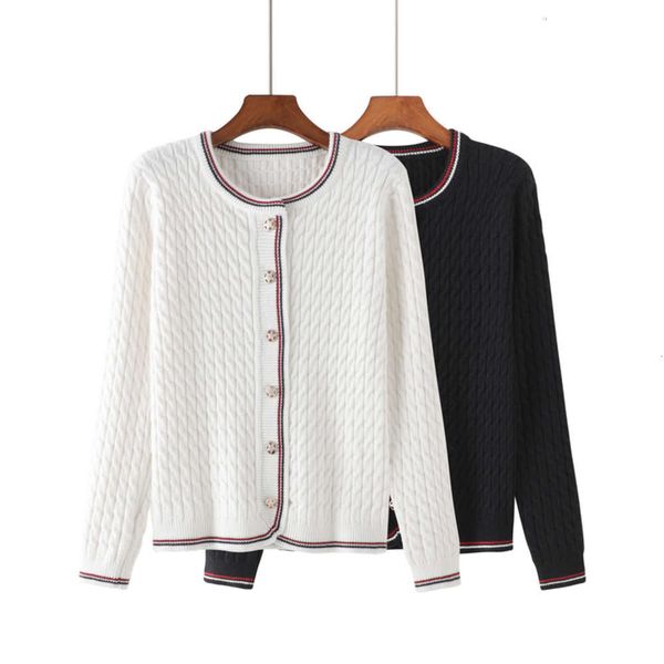 women's sweaters versatile lady's knitted twist slim college style cardigan sweater coat 3p8q, White;black
women's sweaters versatile lady's knitted twist slim college style cardigan sweater coat 3p8q, White;black