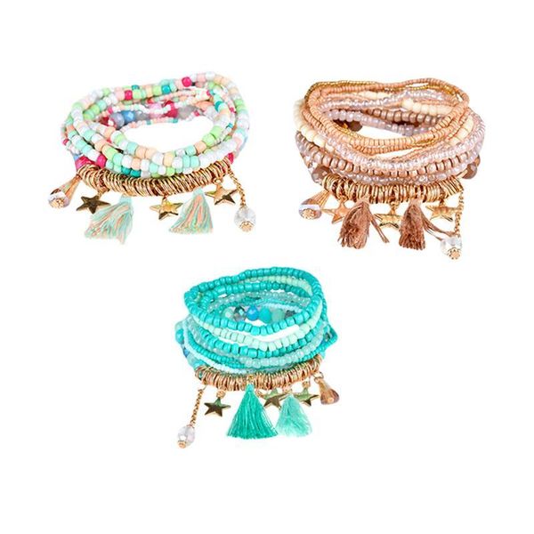 charm bracelets 3sets bohemian pearl chain stylish wrist ornament for hawaii party decoration, Golden;silver
charm bracelets 3sets bohemian pearl chain stylish wrist ornament for hawaii party decoration, Golden;silver