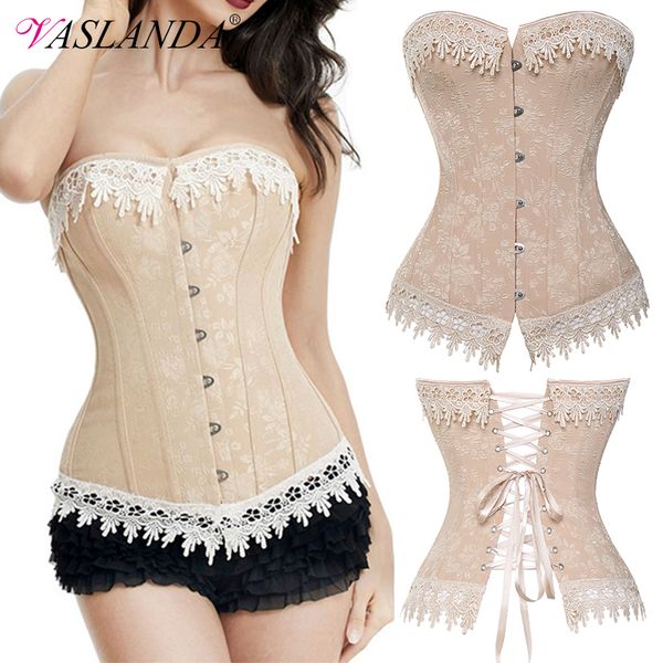 women steampunk corsets gothic clothing overbust waist trainer bustier burlesque corsages vintage lace up boned corselet
women steampunk corsets gothic clothing overbust waist trainer bustier burlesque corsages vintage lace up boned corselet