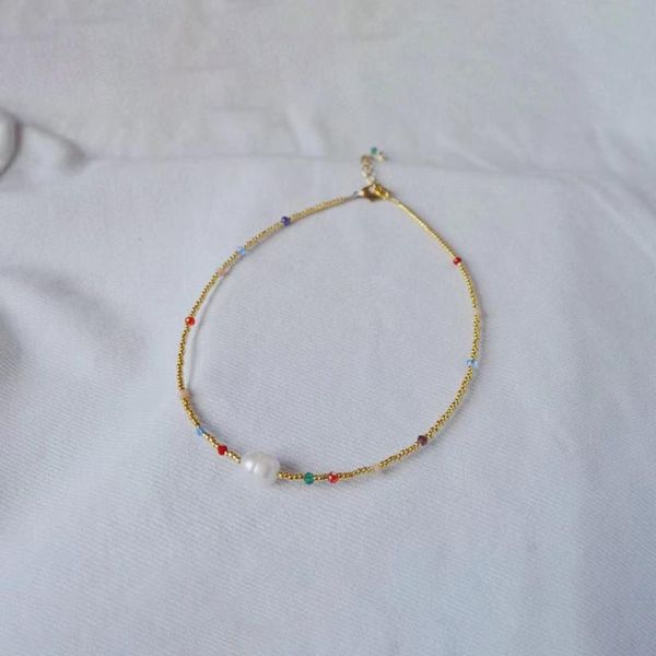 chokers original handmade jewelry colorful gold rice bead natural pearl pendant short necklace for women's fashion accessories simple, Golden;silver
chokers original handmade jewelry colorful gold rice bead natural pearl pendant short necklace for women's fashion accessories simple, Golden;silver