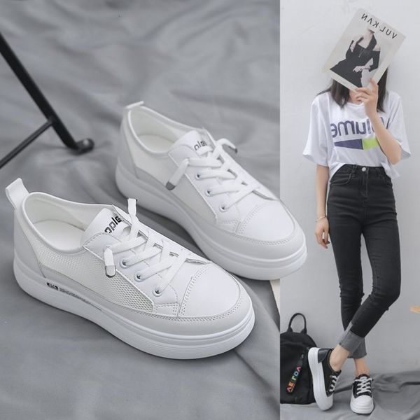 casual shoes thick bottom small white shoes women's net panel 2021 spring and summer new high student thick flat breathable solid color, Black
casual shoes thick bottom small white shoes women's net panel 2021 spring and summer new high student thick flat breathable solid color, Black