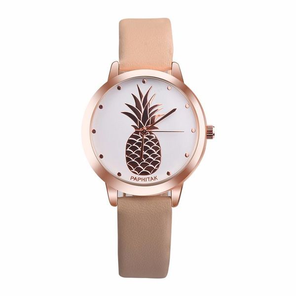 women bracelet watches pineapple quartz wrist watch luxury relogio feminino masculino saat montre femme gift reloj clock 533 wristwatches, Slivery;brown
women bracelet watches pineapple quartz wrist watch luxury relogio feminino masculino saat montre femme gift reloj clock 533 wristwatches, Slivery;brown