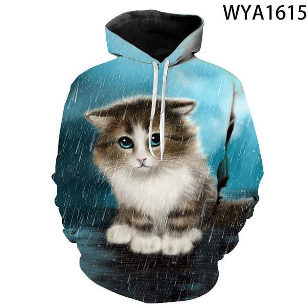 men's hoodies & sweatshirts 2021 fashion cool spring and women's 3d printing cute cat casual sweatshirt pullover coat, Black
men's hoodies & sweatshirts 2021 fashion cool spring and women's 3d printing cute cat casual sweatshirt pullover coat, Black