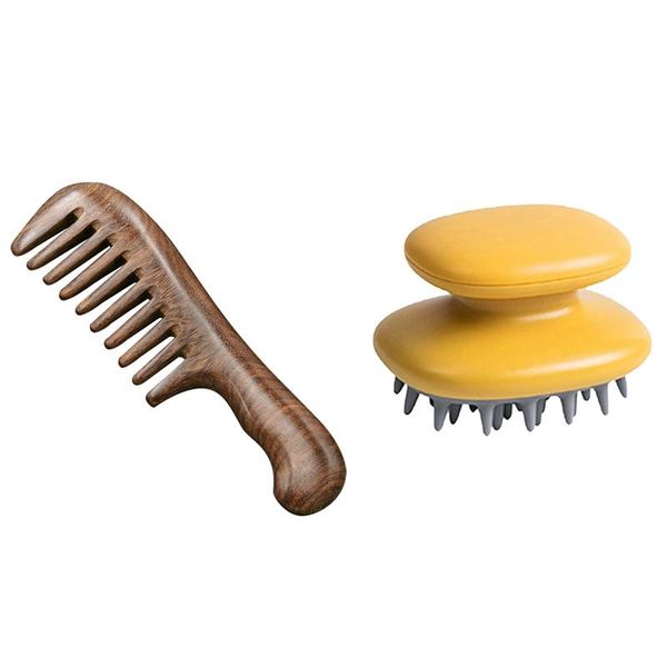 hair brushes 2pcs massage comb massager brush with sandalwood wide tooth curly portable coarse wooden, Silver
hair brushes 2pcs massage comb massager brush with sandalwood wide tooth curly portable coarse wooden, Silver