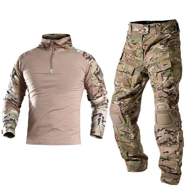 hunting sets tactical paintball clothing military shooting uniform outdoor combat camouflage shirts cargo pants elbow/knee pads suit, Camo
hunting sets tactical paintball clothing military shooting uniform outdoor combat camouflage shirts cargo pants elbow/knee pads suit, Camo