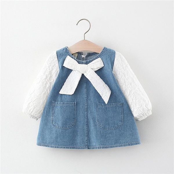 girl's dresses toddler baby girls casual long sleeve sweet dress,autumn fashion contrast color denim stitching bow a-line dress,6months, Red;yellow
girl's dresses toddler baby girls casual long sleeve sweet dress,autumn fashion contrast color denim stitching bow a-line dress,6months, Red;yellow