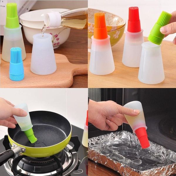 tools & accessories 1 pcs portable silicone oil bottle with brush grill brushes liquid pastry kitchen baking bbq tool
tools & accessories 1 pcs portable silicone oil bottle with brush grill brushes liquid pastry kitchen baking bbq tool