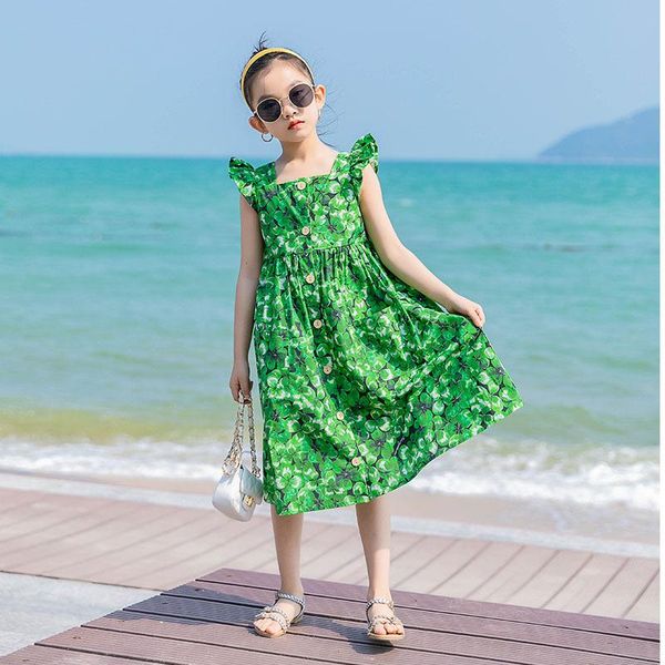 girls' floral dress summer 2021 girl big princess children's thin style foreign suspender wear 7-29 girl's dresses, Red;yellow
girls' floral dress summer 2021 girl big princess children's thin style foreign suspender wear 7-29 girl's dresses, Red;yellow