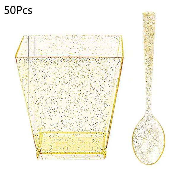 gift wrap 27rf 50pack square small dessert cups-4oz disposable gold glitter plastic bowls
gift wrap 27rf 50pack square small dessert cups-4oz disposable gold glitter plastic bowls