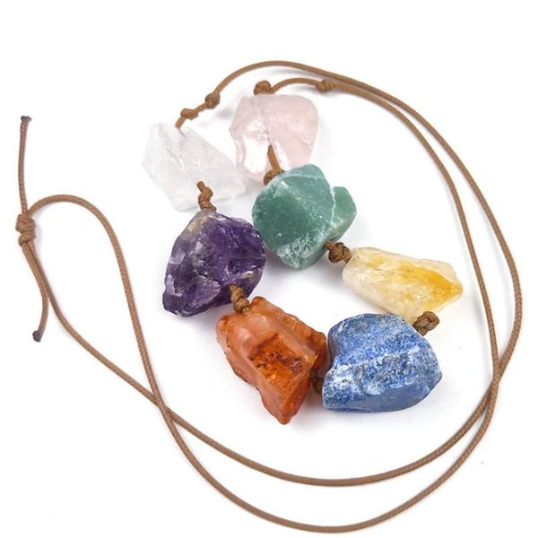 pendant necklaces fysl handmade weave irregular shape many colors quart stone spiritual necklace healing chakra jewelry, Silver
pendant necklaces fysl handmade weave irregular shape many colors quart stone spiritual necklace healing chakra jewelry, Silver