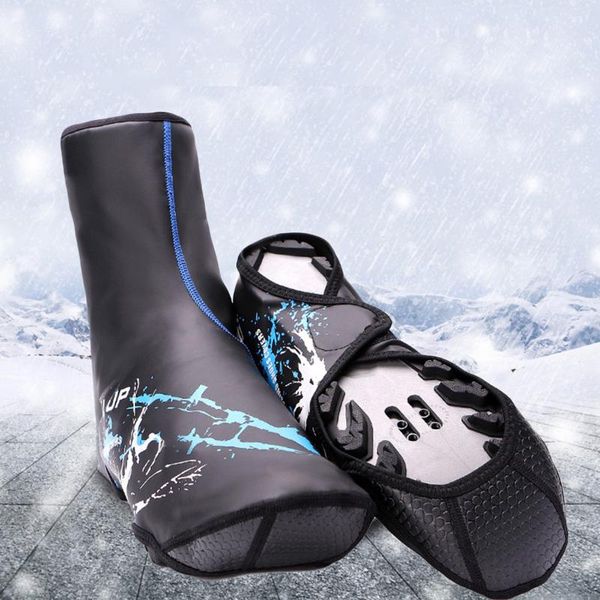 cycling footwear 1 pair shoe covers warm overshoes waterproof windproof reflective bike shoes, Black
cycling footwear 1 pair shoe covers warm overshoes waterproof windproof reflective bike shoes, Black